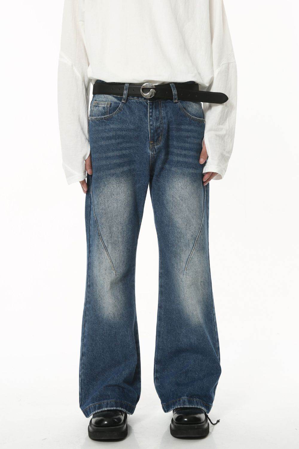 Washed Jeans with Pockets - Hovatok