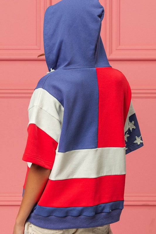 BiBi American Flag Theme Hoodie - Hovatok