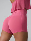 High Waist Active Shorts - Hovatok