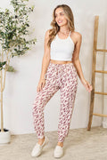 Heimish Full Size Printed Drawstring Pants - Hovatok