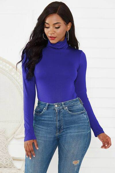 Turtleneck Long Sleeve Bodysuit - Hovatok
