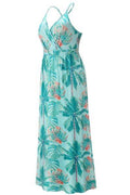 Crisscross Printed Surplice Cami Dress - Hovatok