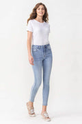 Lovervet Full Size Talia High Rise Crop Skinny Jeans - Hovatok