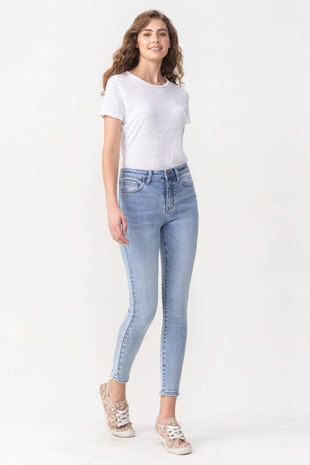 Lovervet Full Size Talia High Rise Crop Skinny Jeans - Hovatok
