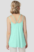 Basic Bae Bamboo Scoop Neck Double Spaghetti Straps Cami - Hovatok
