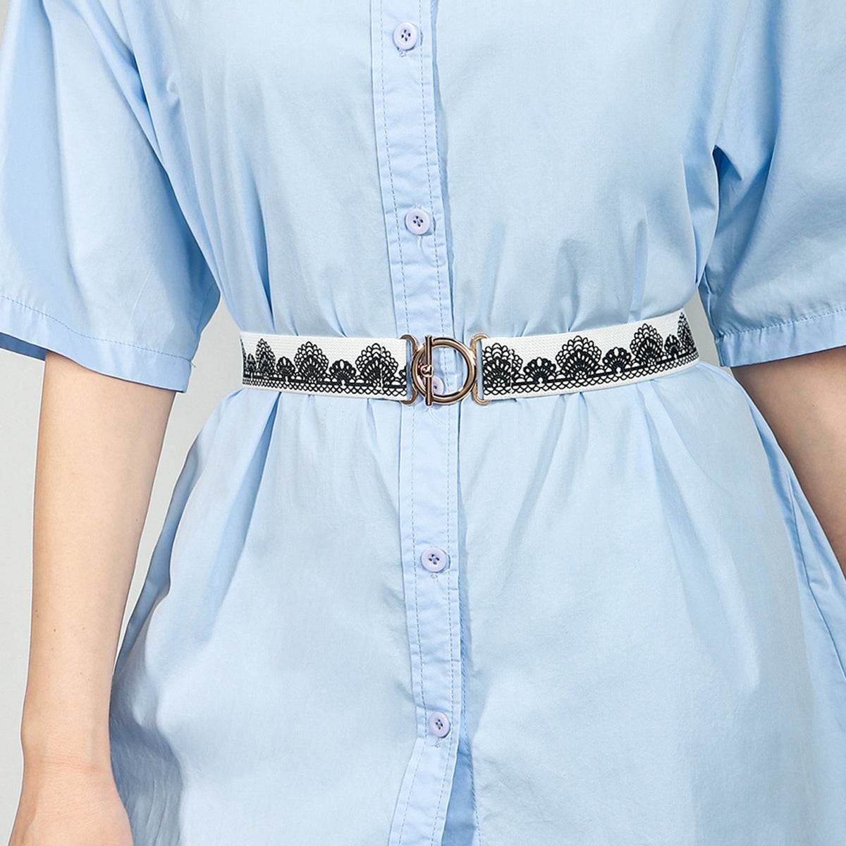 Toggle Clasp Elastic Belt - Hovatok