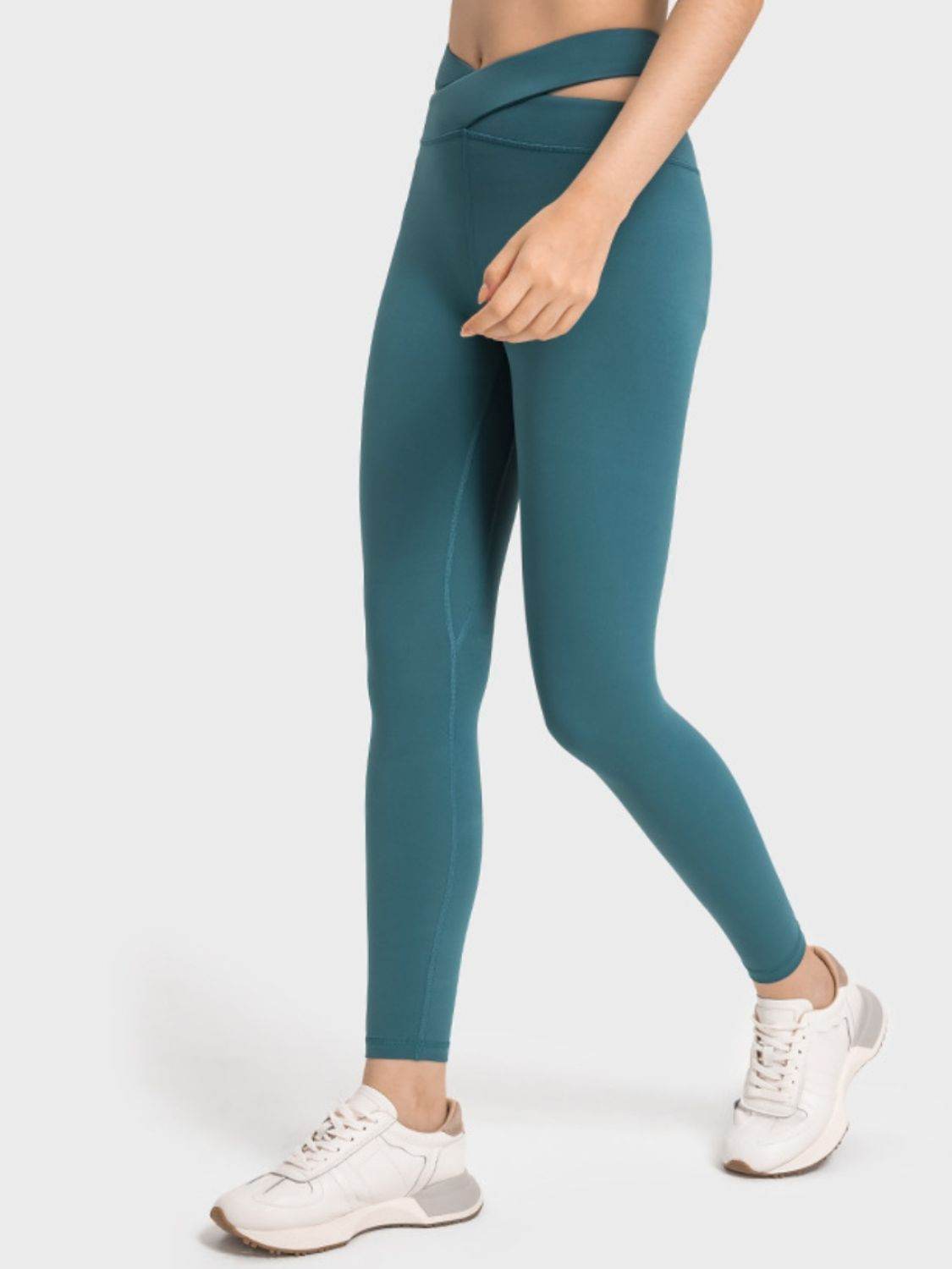 Millennia Crisscross Cutout Sports Leggings - Hovatok