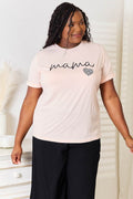 Simply Love MAMA Heart Graphic T-Shirt - Hovatok
