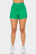 American Bazi High Waist Distressed Denim Shorts - Hovatok