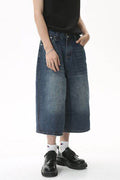 Wide Leg Cropped Jeans - Hovatok