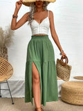 Frill Slit Skirt - Hovatok