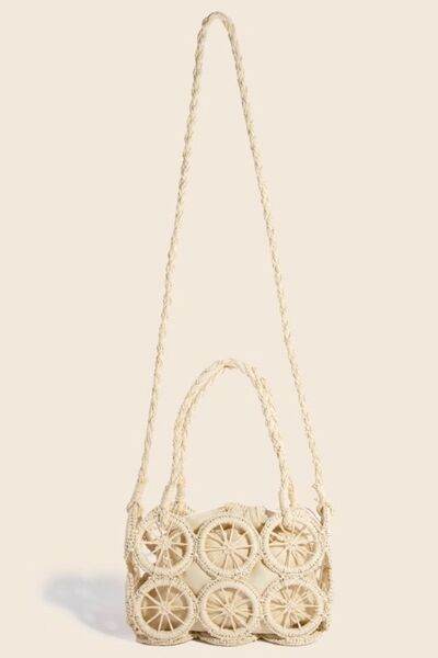 Fame Intricate Braided Wheels Crossbody Bag - Hovatok