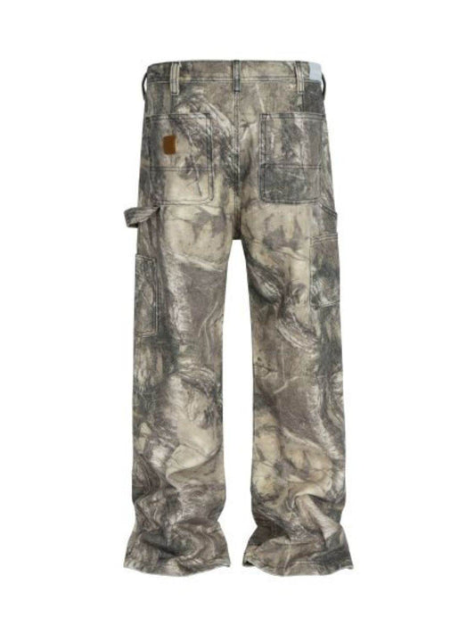 Men's Twig Camouflage Distressed Jeans - Hovatok