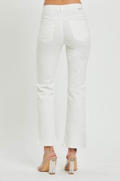 RISEN Full Size Mid Rise Jeans with Pockets - Hovatok