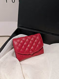 PU Leather Solid Color Wallet - Hovatok