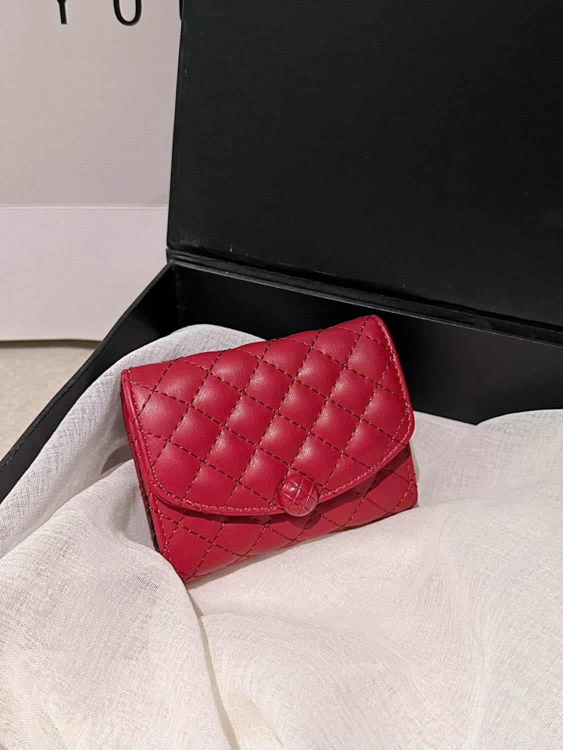 PU Leather Solid Color Wallet - Hovatok