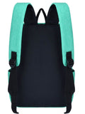 Solid Color Nylon Backpack Bag - Hovatok