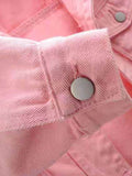 Full Size Cropped Denim Jacket Plus Size - Hovatok