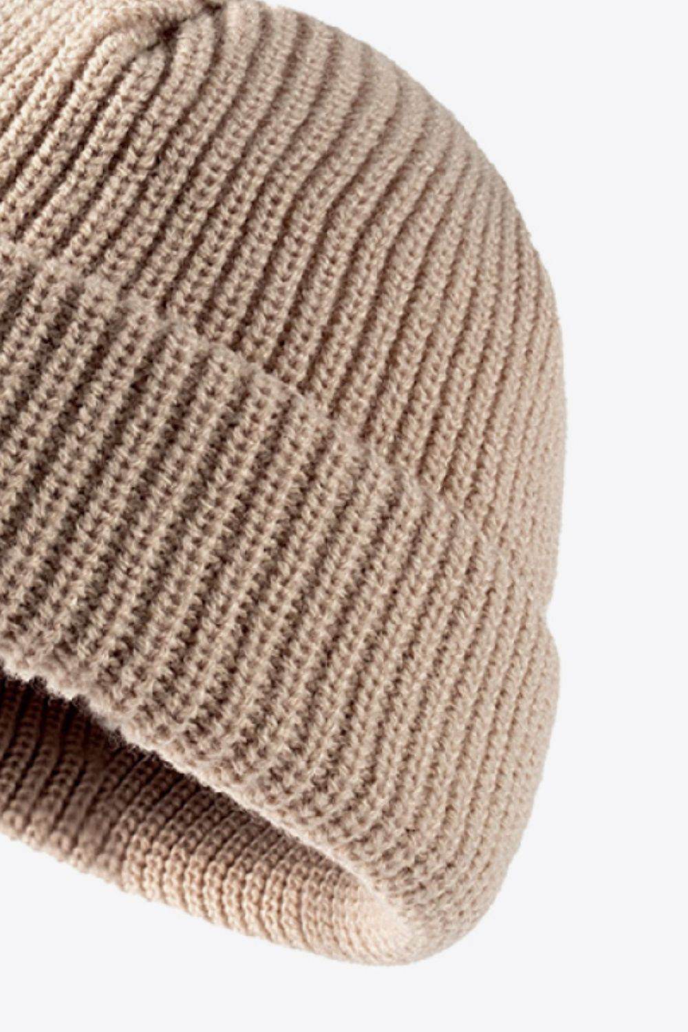 Calling For Winter Rib-Knit Beanie - Hovatok