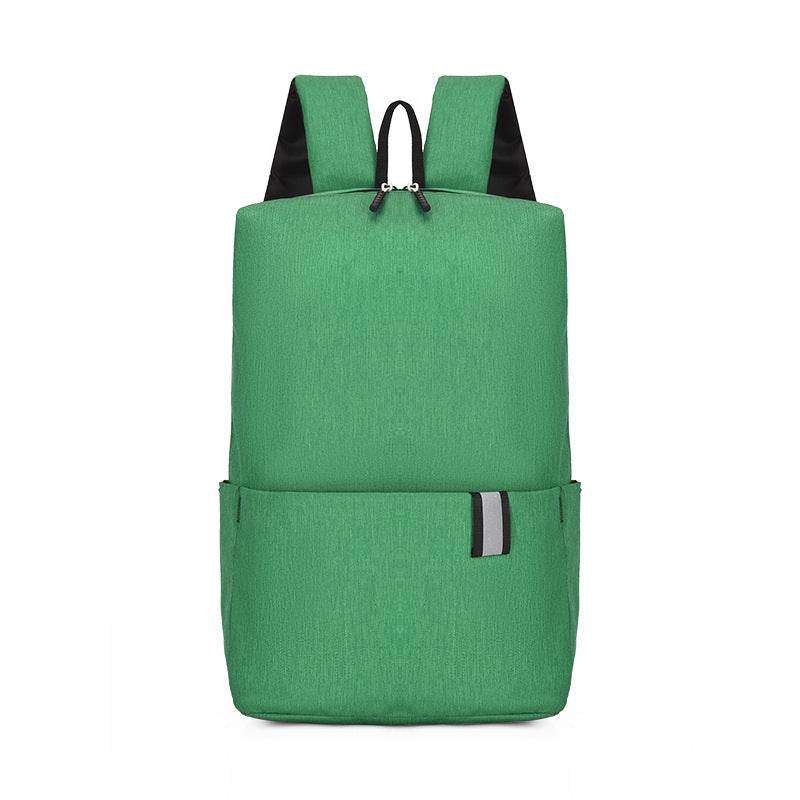 Solid Color Nylon Backpack Bag - Hovatok