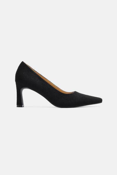Beast Fashion Faux Suede Point Toe Pumps - Hovatok
