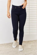 Judy Blue Full Size Garment Dyed Tummy Control Skinny Jeans - Hovatok