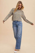 Annie Wear Decorative Seams Wide Leg Jeans - Hovatok
