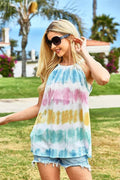 BiBi Tie-Dye Halter Neck Top - Hovatok