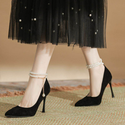 Point Toe High Heel Pumps - Hovatok