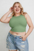 Basic Bae Full Size Round Neck Slim Tank - Hovatok