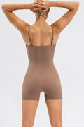 Spaghetti Strap Round Neck Romper - Hovatok