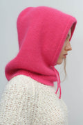 Drawstring Solid Color Thermal Knit Hat - Hovatok