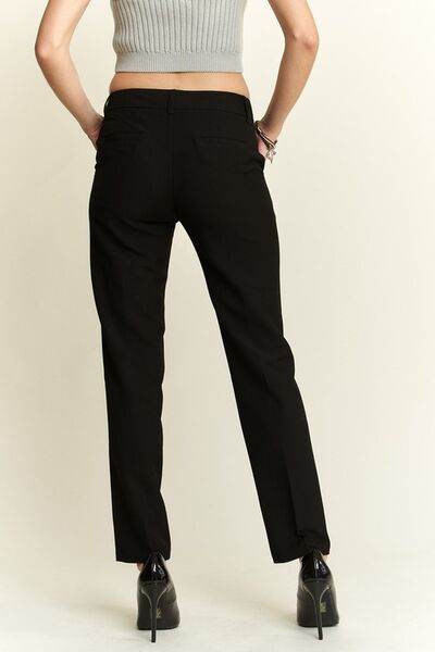 ADORA Zipper Skinny 2 Pockets Pants - Hovatok