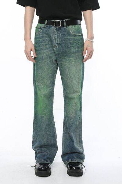 Mid Rise Men's Jeans with Pockets - Hovatok