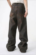 Wide Leg Men's Jeans with Pockets - Hovatok