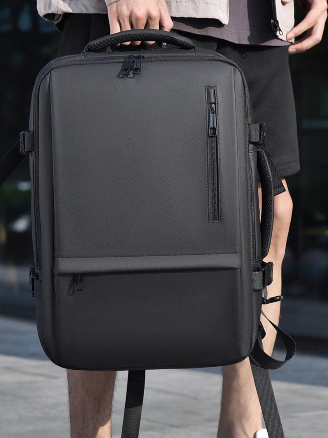 Multi-Pockets Adjustable Straps Backpack Bag - Hovatok