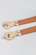 Zinc Alloy Buckle PU Leather Belt - Hovatok
