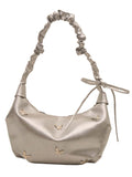 Butterfly Ruched Strap Shoulder Bag - Hovatok