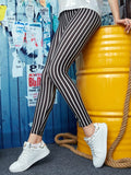 Printed High Waist Skinny Leggings - Hovatok