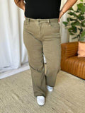RFM Full Size High Rise Garment Dye Wide Leg Jeans - Hovatok