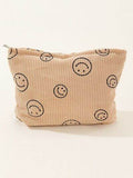 Zenana Corduroy Smile Clutch Bag - Hovatok