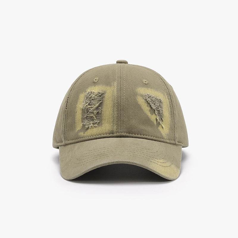 Distressed Cotton Baseball Cap - Hovatok