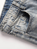 Men's Frayed Hem Bootcut Jeans - Hovatok