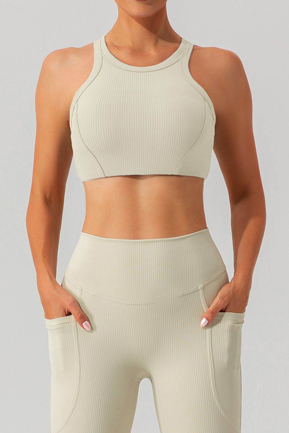 Round Neck Racerback Active Tank - Hovatok