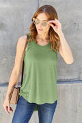Basic Bae Bamboo Full Size Round Neck Tank - Hovatok