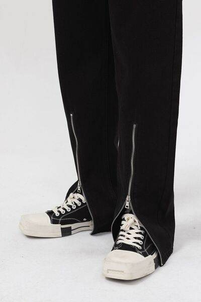 Pocketed Jeans with Zipper - Hovatok