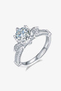 Adored 1 Carat Moissanite 925 Sterling Silver Ring - Hovatok