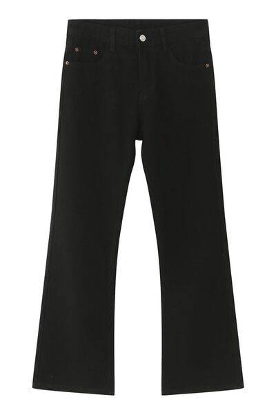 Mid Rise Jeans with Pockets - Hovatok