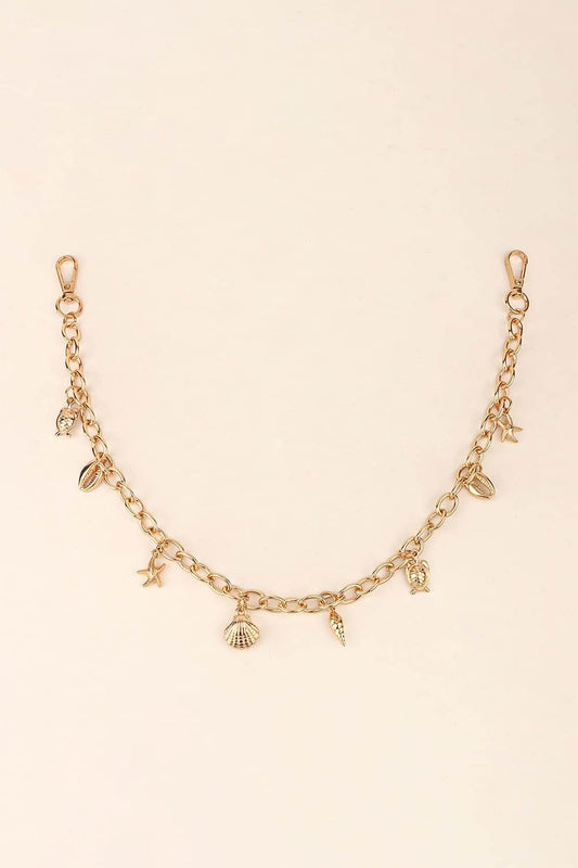 Sea Element Charm Iron Chain Belt - Hovatok