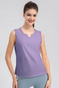 Notched Wide Strap Active Tank - Hovatok
